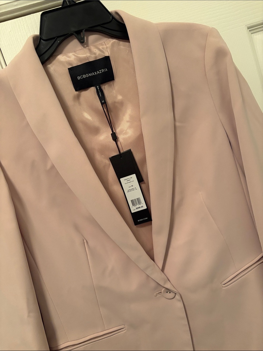 BCBGMaxAzria Blush Pink Blazer NWT
